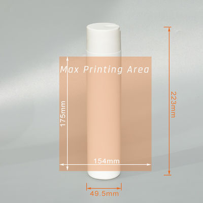 Luxury 300ml Unique Disc Cap Bottle Matte Soft Touch Tamper Proof Packaging