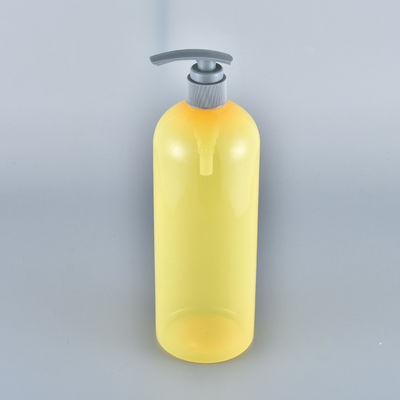 Leakproof 1L Shampoo Bottle Boston Round PET Foaming Bottle With Pump