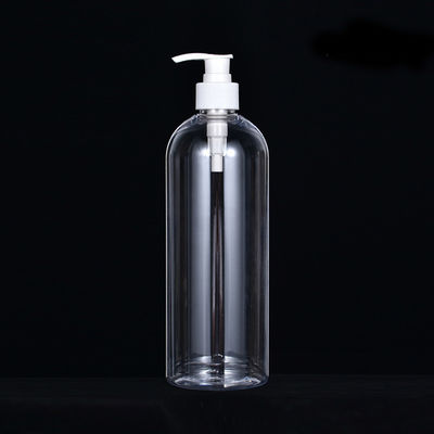 750ml Clear Bullet Plastic Hand Soap Pump Bottles Easy To Dispense OEM