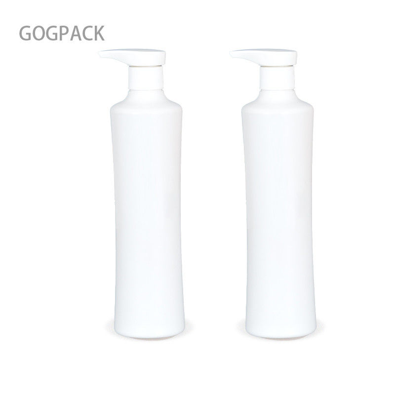 350ml Square HDPE Plastic Shampoo Container Body Lotion Pump Bottle 24/410 Neck