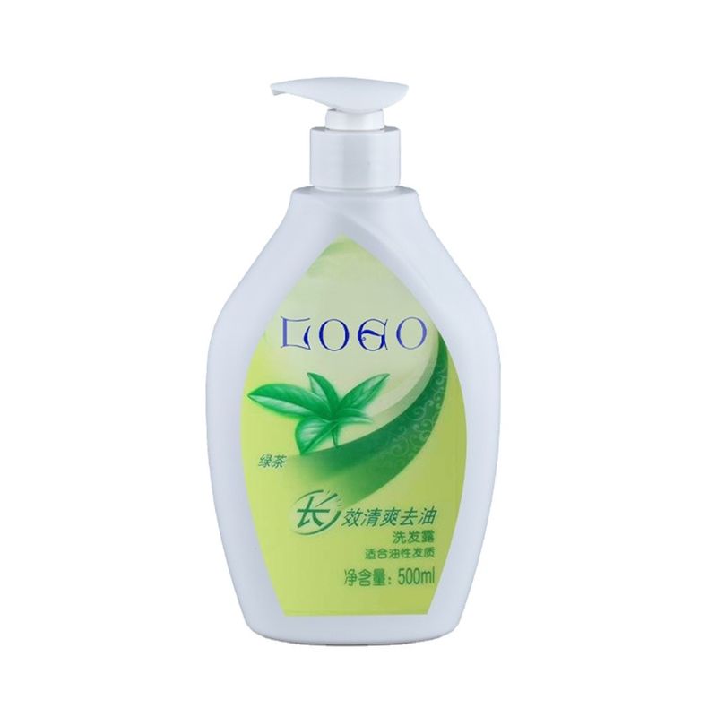 500ml Empty HDPE Shampoo Pump Bottle Flat Sunscreen Body Lotion Pump Bottles